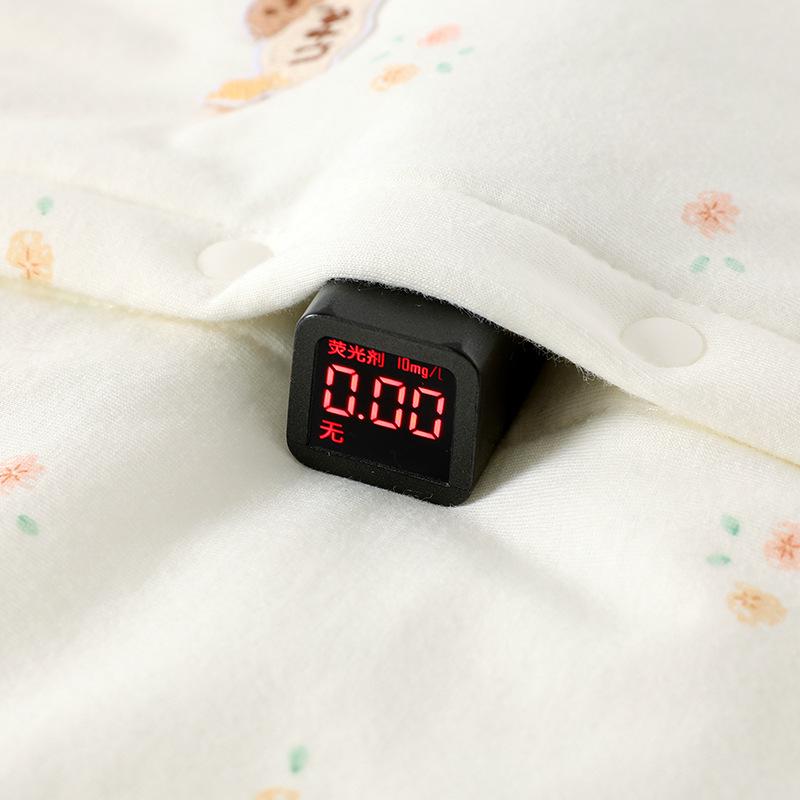 Autumn Warmth Baby Cotton Two-Piece Set - High Waist, Padded Korean Style Infant Homewear