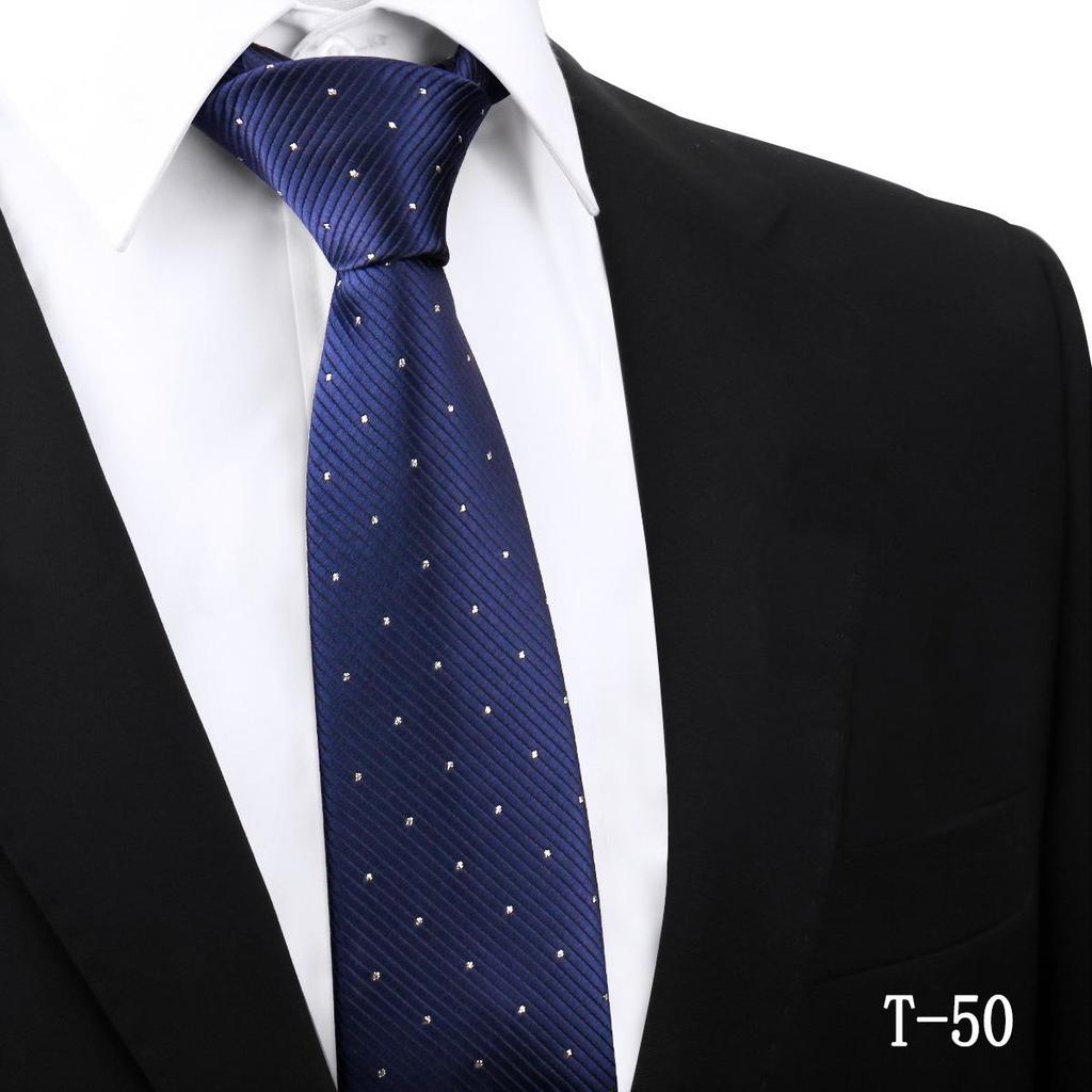 Handmade Paisley Stripe Jacquard Polyester Tie, 7.5cm