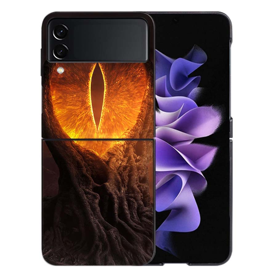 The L-Lord of the R-Rings Phone Case For Samsung Z Flip 6 7 5G Galaxy Z Flip 5 4 3 5G Cases Shockproof Hard Cover TPU