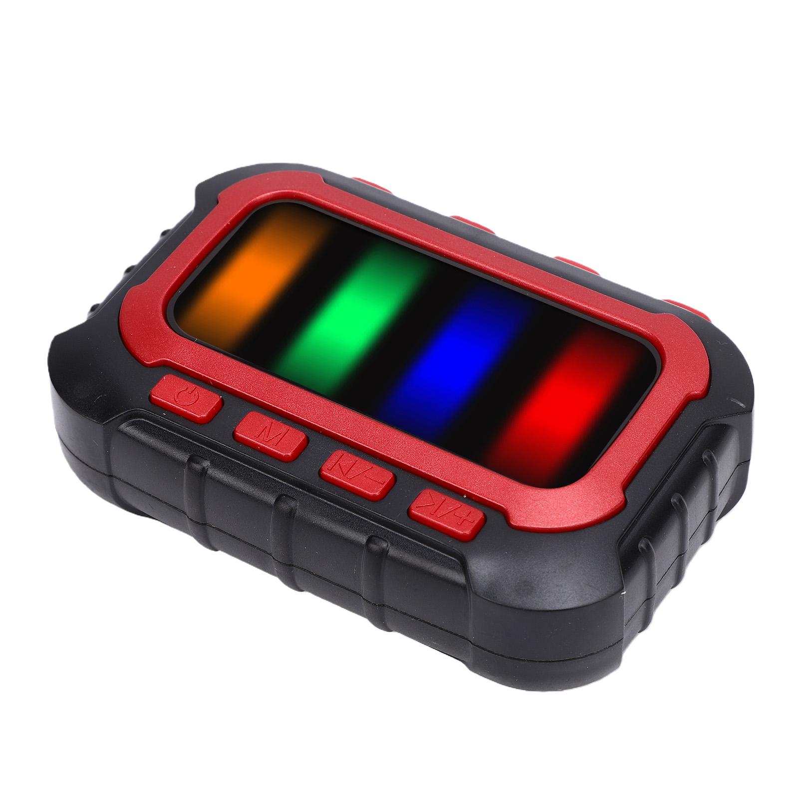 Fingertip Game Machine Black Electronic Music Rhythm Game Machine with 4 Modes 4 Difficulty Levels for Hand Speed