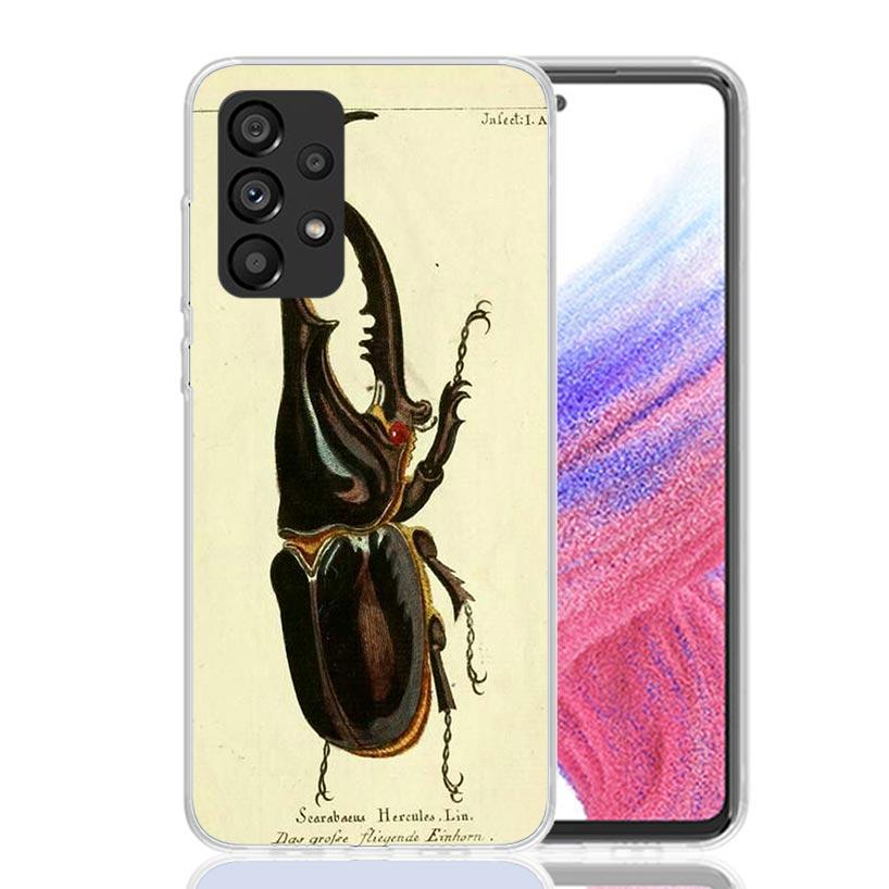 Bugs Bees Scientific Decomposition Phone Case For Samsung Galaxy A17 A16 A14 A15 A13 A57 A56 A54 A55 A53 A37 A36 A34 A35 A33 A26