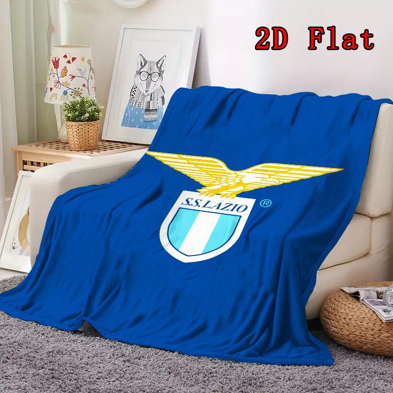 Lazio 2D Flat Pattern Flannel Blanket High Quality All Seasons Warmth and Comfort Perfect for Christmas Gifts.