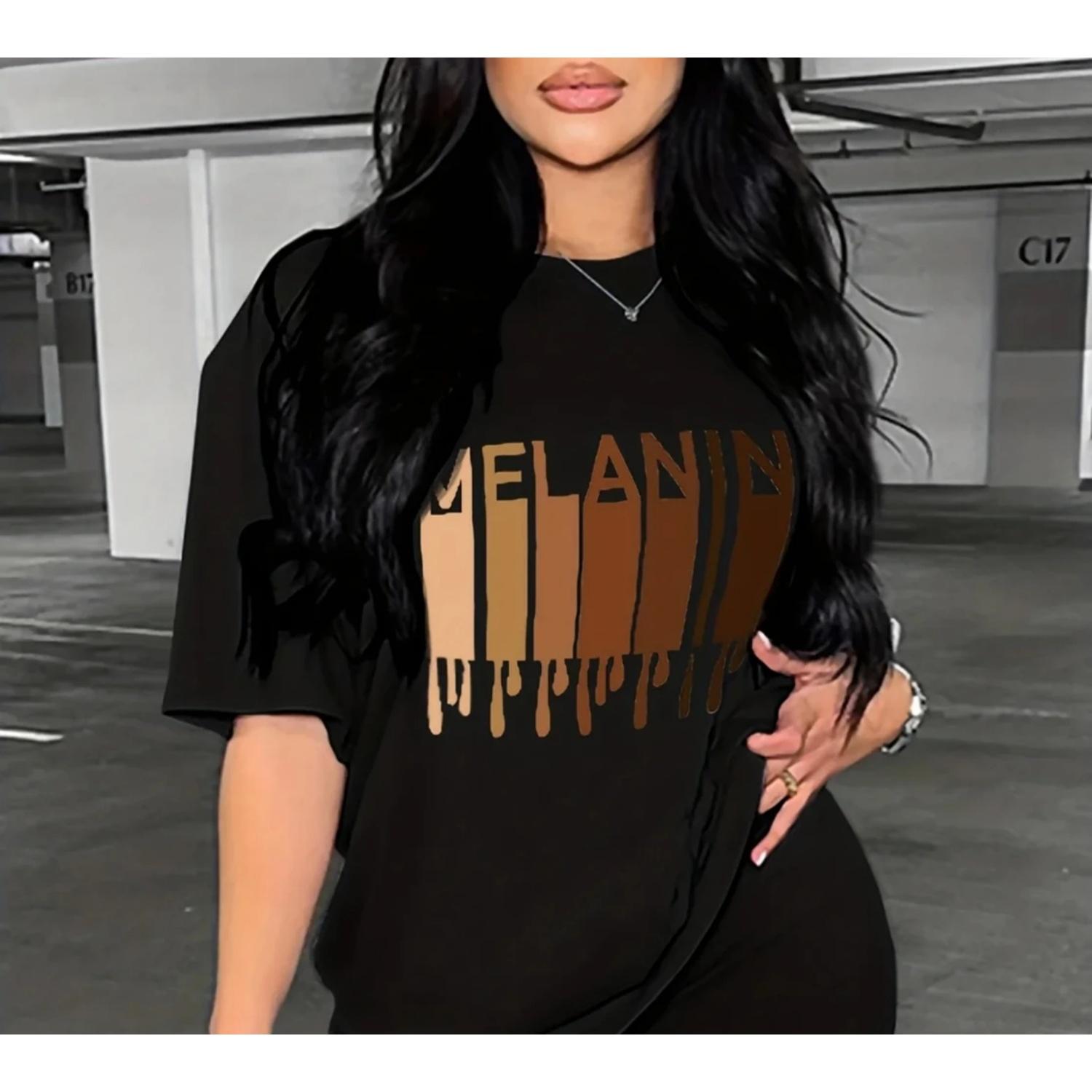 

Shirt Tee Shirts Round neck pullover casual fashion T-shirt 70310 XXXXXL чорний