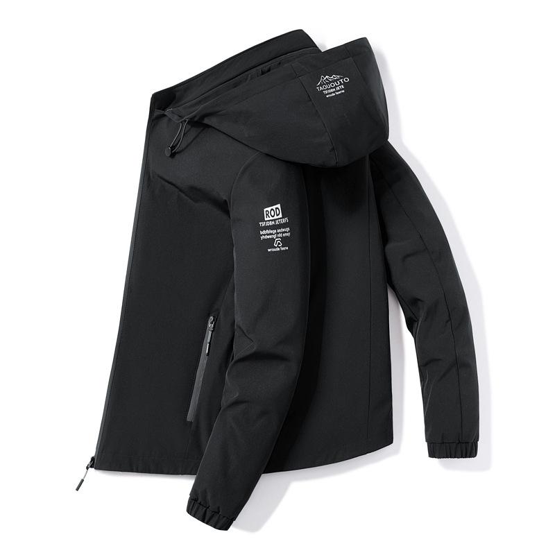 New Hooded Jacket Men's Spring and Autumn Trend Casual Jacket Men's Teen Korean Sports Jacket
