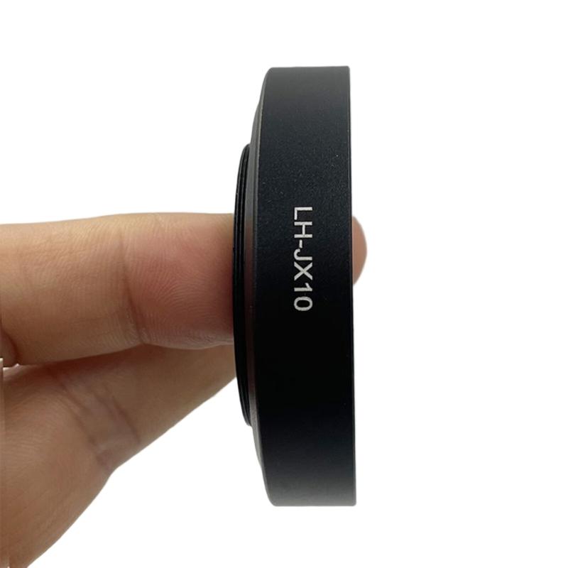 LH-JX10 Hollows Out Alloy Metal Detachable Camera Lens Hoods For X10 X20 X30 for Enhanceds Protections