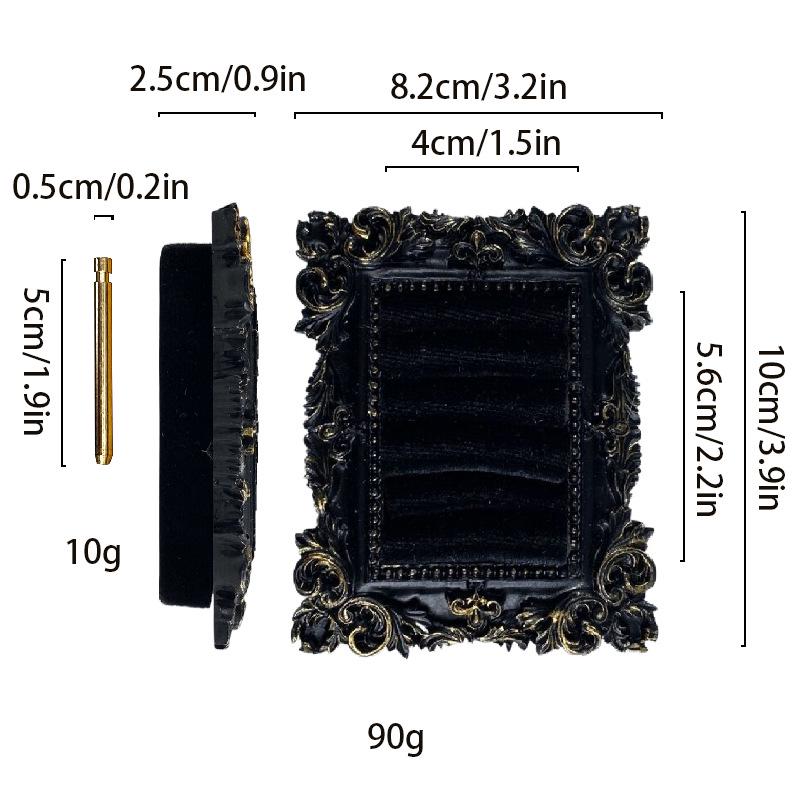 Gothic Dark Style Earring, Nail Art & Jewelry Display Frame