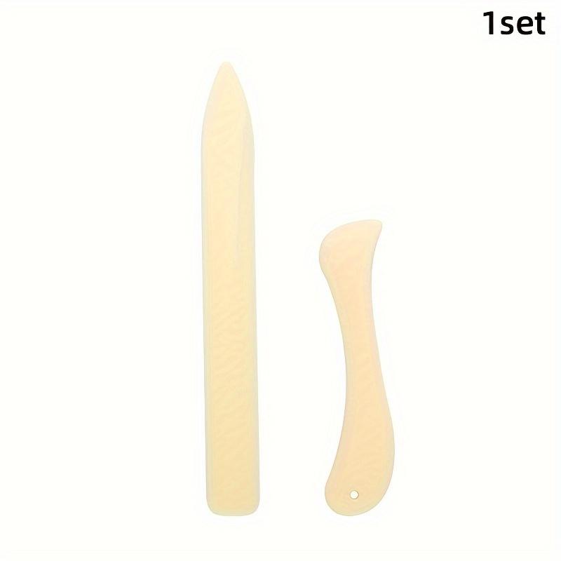 

1set(2pcs) Premium Folder Paper Creaser Set, Folder Scoring Folding Creasing Origami Paper Creaser Crafting Scrapbooking Tool for DIY Handmade Faux