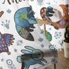 Animale Volpe Procione Gufo Tenda Trasparente Per Camera Da Letto Tenda Tulle Voile Per Cucina Soggiorno Decorazione Trattamento Finestra