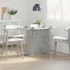 Dining Table Concrete Grey 110 x 60 x 75 cm Engineered Wood
