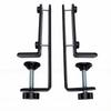 2PCS Desk Clamp Pegboard Fixing Bracket Adjustable Thickened Pegboard Mounting Bracket for Office Garage Kitchen Home