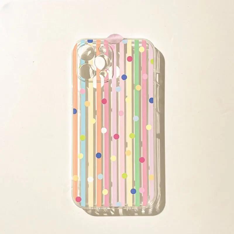 Case for Samusng Galaxy S25 S24 S21 S22 S23 Ultra S25 Plus S20 S21 S24 FE A55 A54 A35 A53 A34 A16 5G Cover Love Heart Wave Point