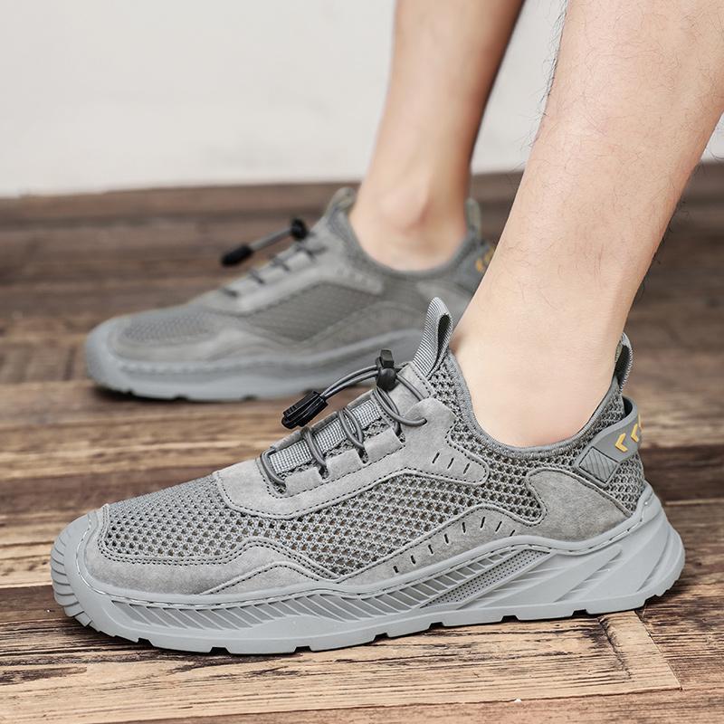 Men Breathable Flats Autumn Soft All-match Loafers Lazy Shoes Lightweight Cheap Mesh Casual Shoes Men Sneakers Tenis Masculino