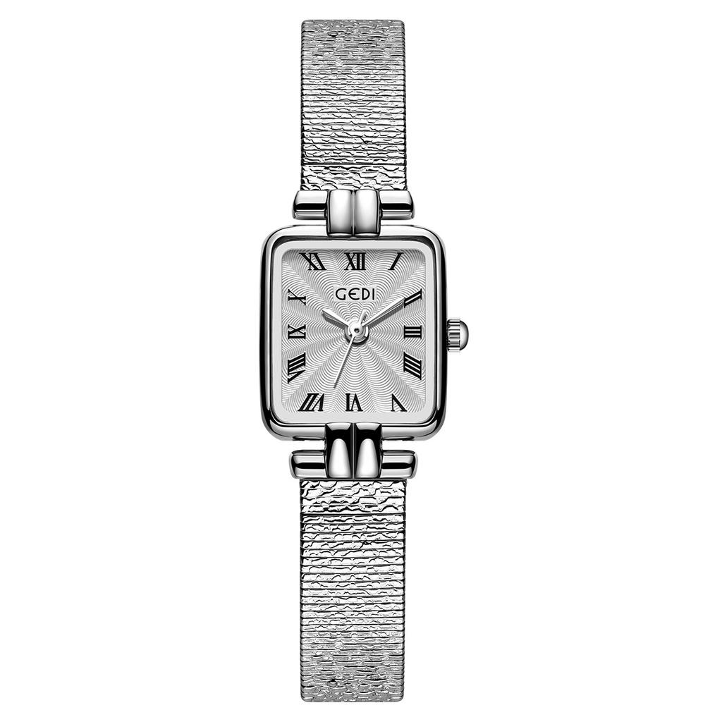 Watch Women'S Daily Commute Retro Square Small Dial Simple Temperament Versatile Exquisite Fashion Women'S Quartz Watch