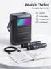 YS318 Portable Bluetooth Speaker with High Power, Heavy Bass, and Dual Microphones for Home KTV.