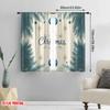 2pcs,2D Plane Printing Print Curtains Christmas Tree Ornaments Festive Woodland (3) Versatile Fabric (without Rod) Versatile All