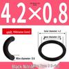 Durable Nitrile Rubber O-Ring, Wire Diameters 0.4-0.8mm, Waterproof & Wear-resistant Sealing Ring