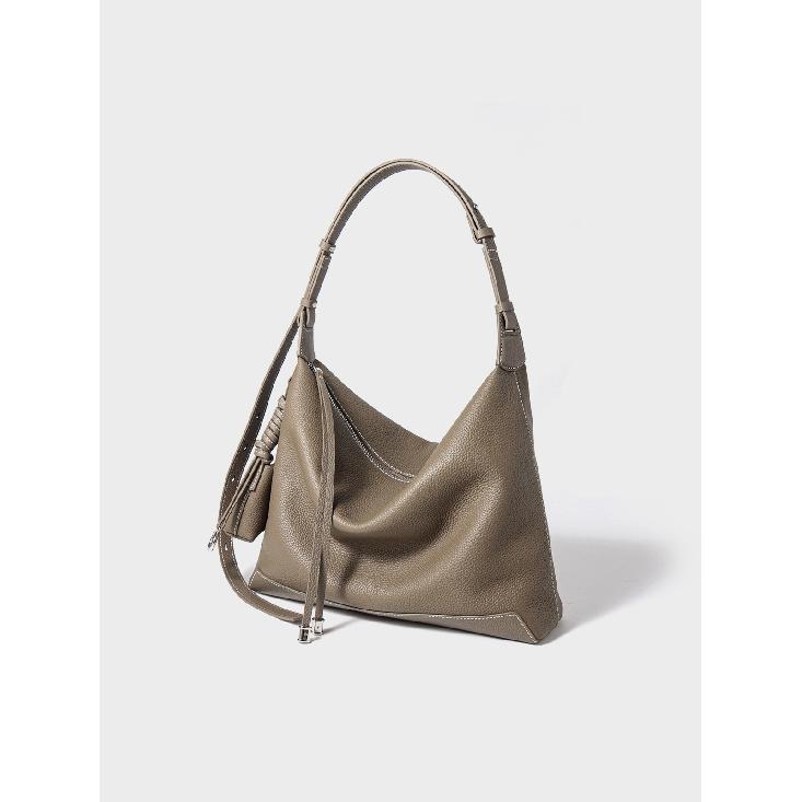 Women's Niche Luxury Single Shoulder Underarm Crossbody Bag, Large Capacity Tote Bag, High-End Genuine Leather Women's Bag