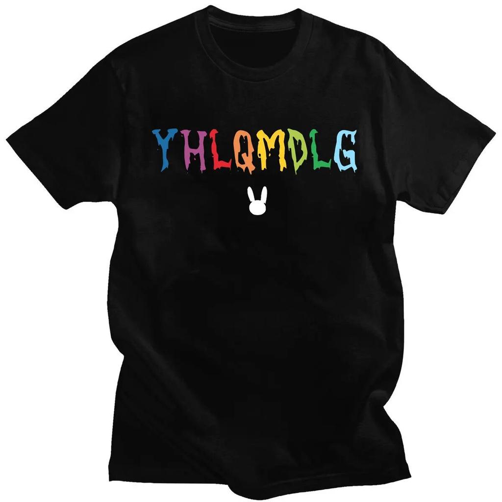 Rapper Bad Bunny Basis Klasické unisex dámské tričko Cool Harajuku trička Streetwear Léto 90. léta Dámské tričko Top Tričko