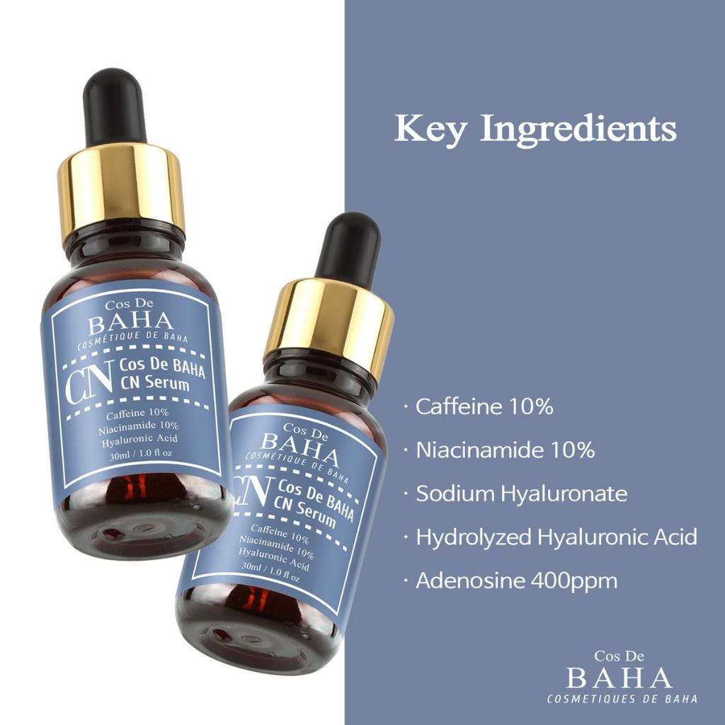 Cos De BAHA Caffeine Niacinamide 10% Serum 30ml (CN)