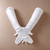 Kids White Gloves for Ceremony School Boys and Girls White Elastic Gloves for Dress Etiquette Gloves Stage Performances