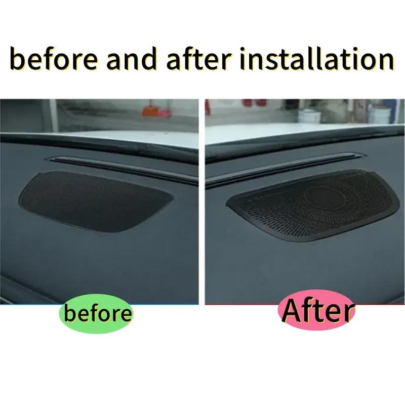 For Mercedes Benz B GLA Class W247 H247 2020-2024 Alloy Car Dashboard Audio Speaker Cover Trim Sticker Auto Interior Accessories