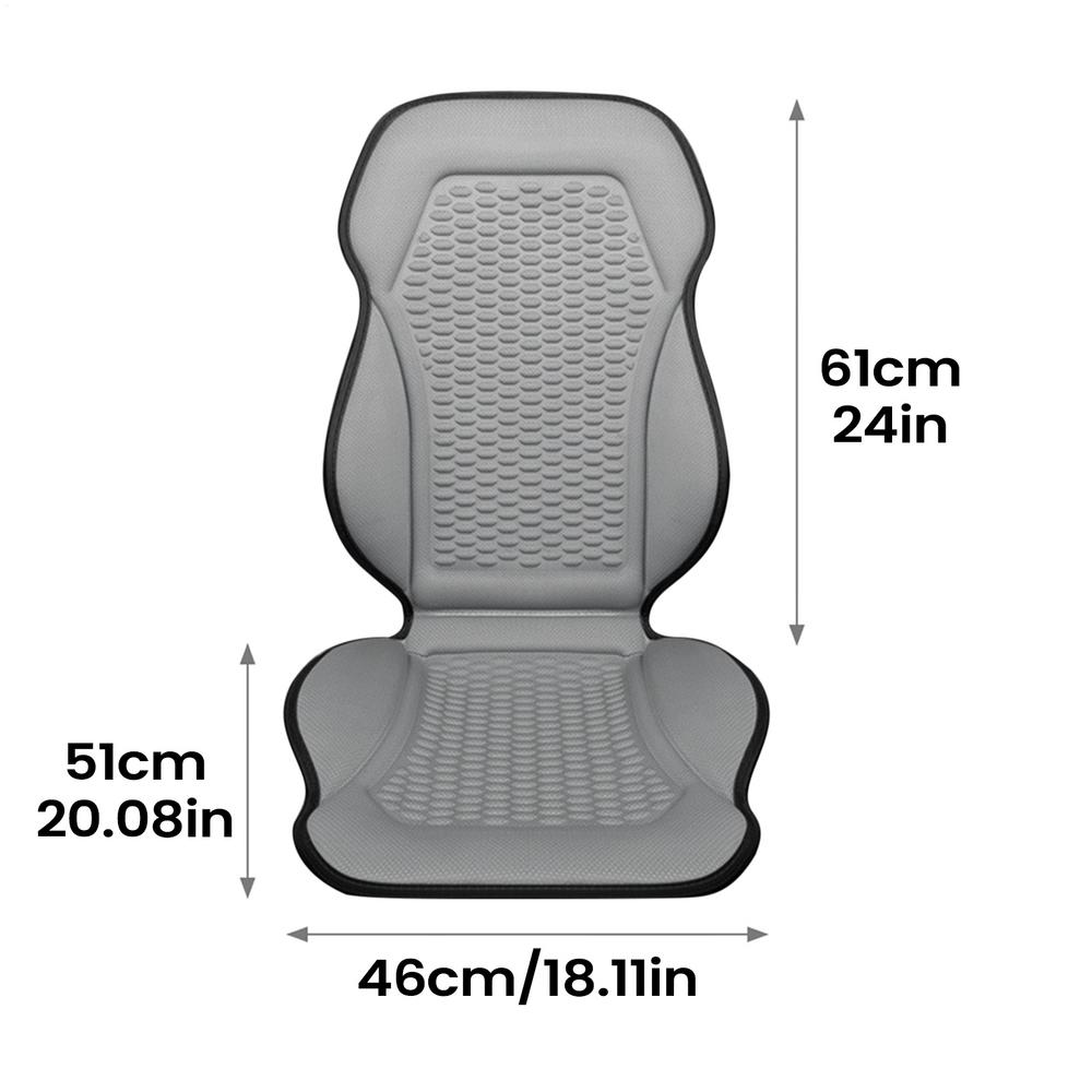 Cooling Car Seat Cover Non-Slip Summer Breathable Ergonomic Car Seat Cooler Chair Cushions for Truck SUV RV Sedan Travel Long