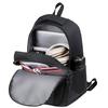 ZOLA Teen Backpack, 2 Compartments, Water Resistant, Black, 42x32x15cm, School Bag, Daily Commute
