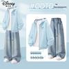 Disney Girls' Autumn Hooded Sweatshirt and Wide-Leg Pants Set
