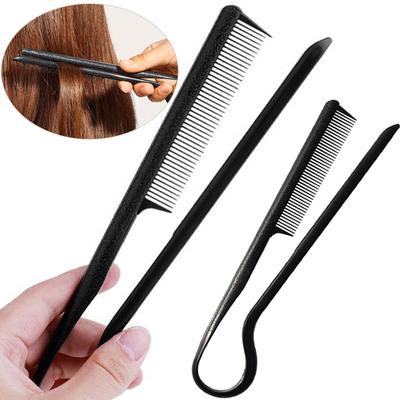 Useful Hair Straighten Salon Comb Hold Tongs Hair Styling Tools Women Professional Hairdressing Smooth Tools V-seam Straightener