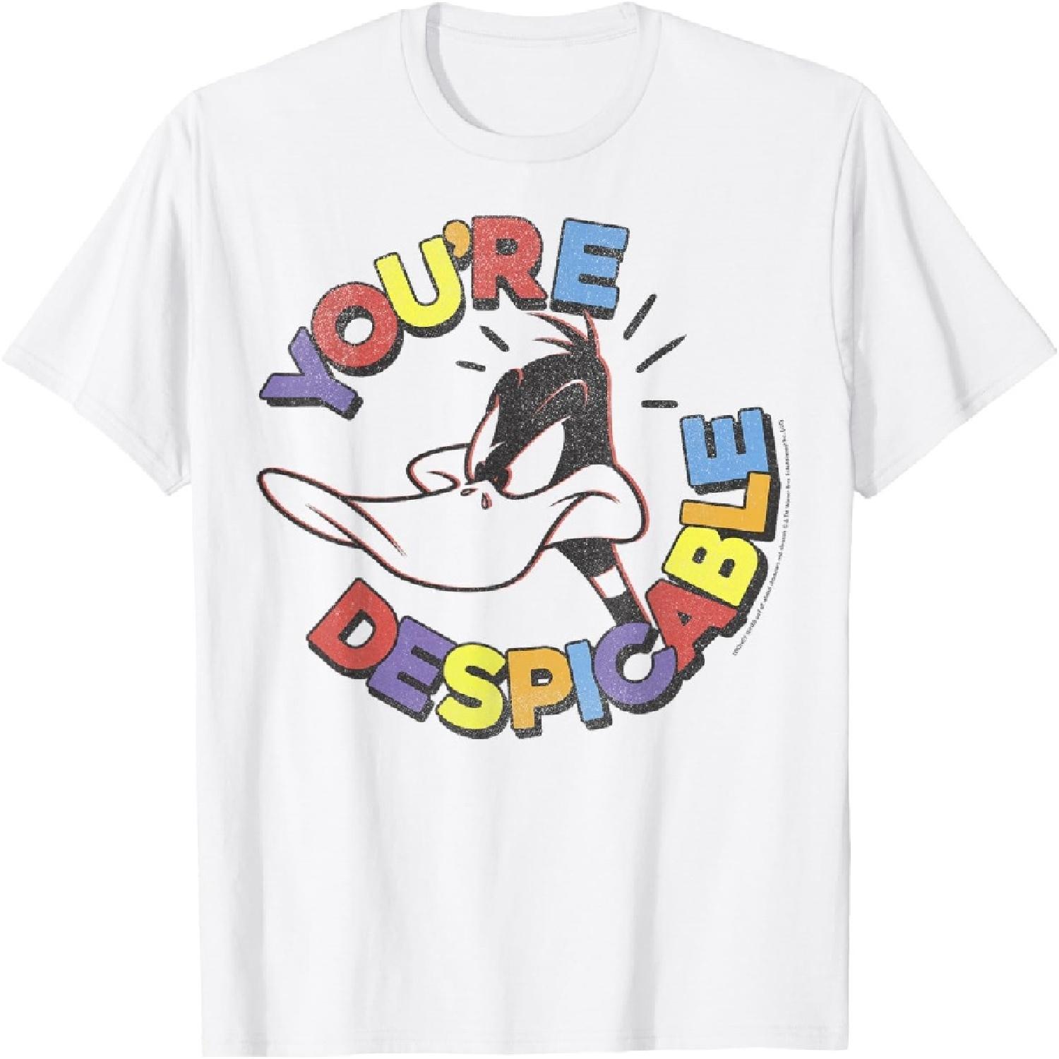 Футболка Looney Tunes Даффи Дак «Ты отвратителен» S