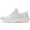 Bobs Sport Series Lace-Up Easy Slip-On Versatile Comfortable Low-Top Casual Shoes Women Sneakers White 117507-WHT