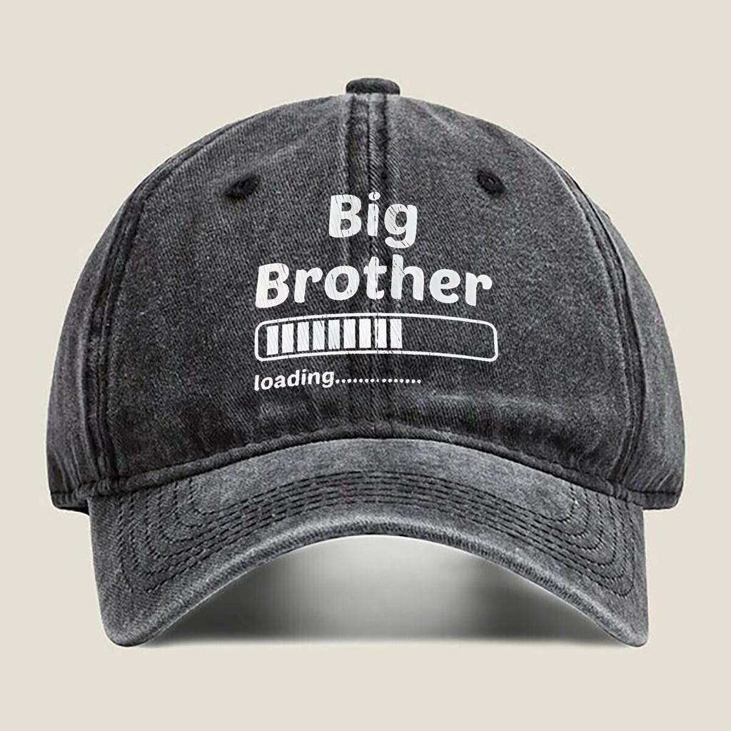 Big Brother Lade-Mode Gewaschene Baseballkappe Hut Outdoor-Aktivitäten