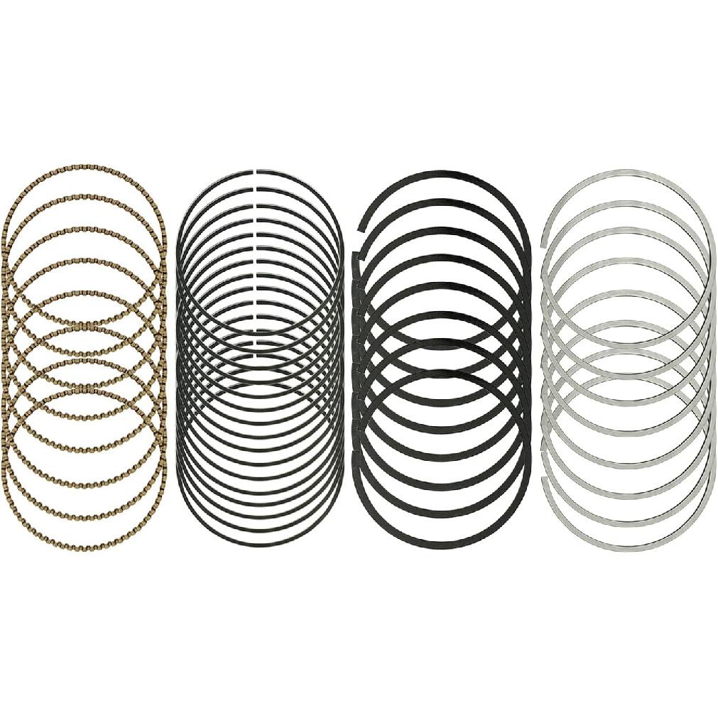 STD Piston Ring Set, 41859CP Replacement Piston Rings Compatible with Chevy/with GMC 4.8L 5.3L LS Engines 1999-2016