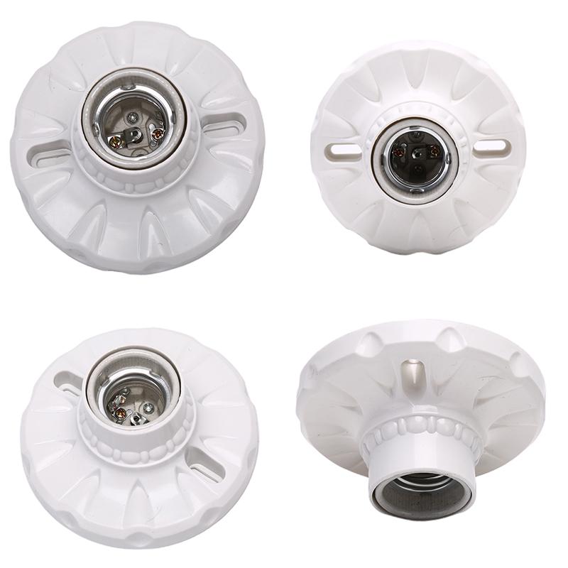 E27 Keramik-LED-Glühbirnenhalter, runder Sockel, Hängelampensockel