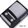 Men's 4-Piece Tie Gift Set for Business, Wedding, and Formal Wear.