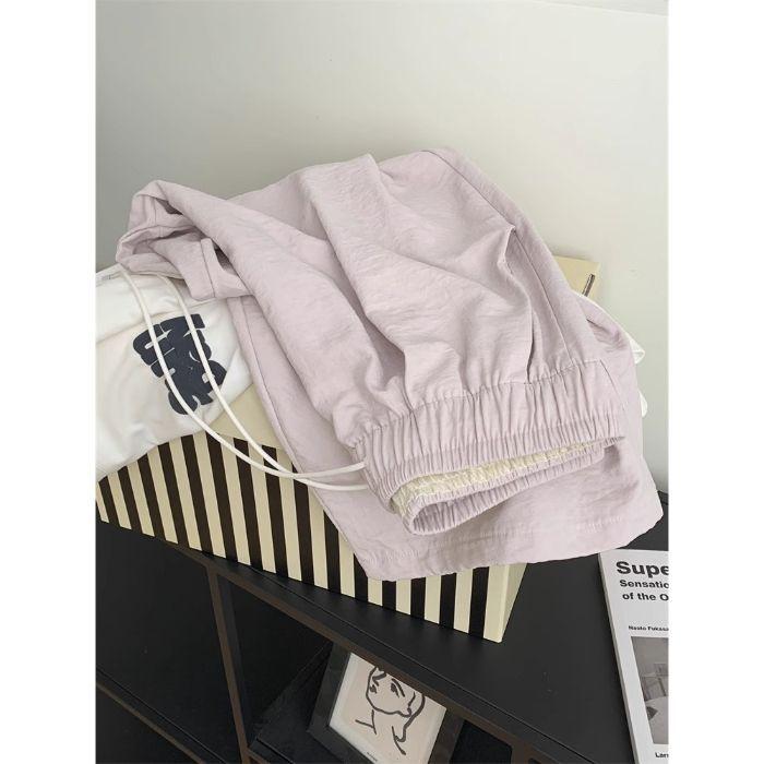 

Дизайн-размер Большой размер Трехмерная талия Фу Универсальные повседневные брюки для женского лета Высокая талия Свободные Слиммирующие Струящиеся Широкие брюки Ямамото 4XL