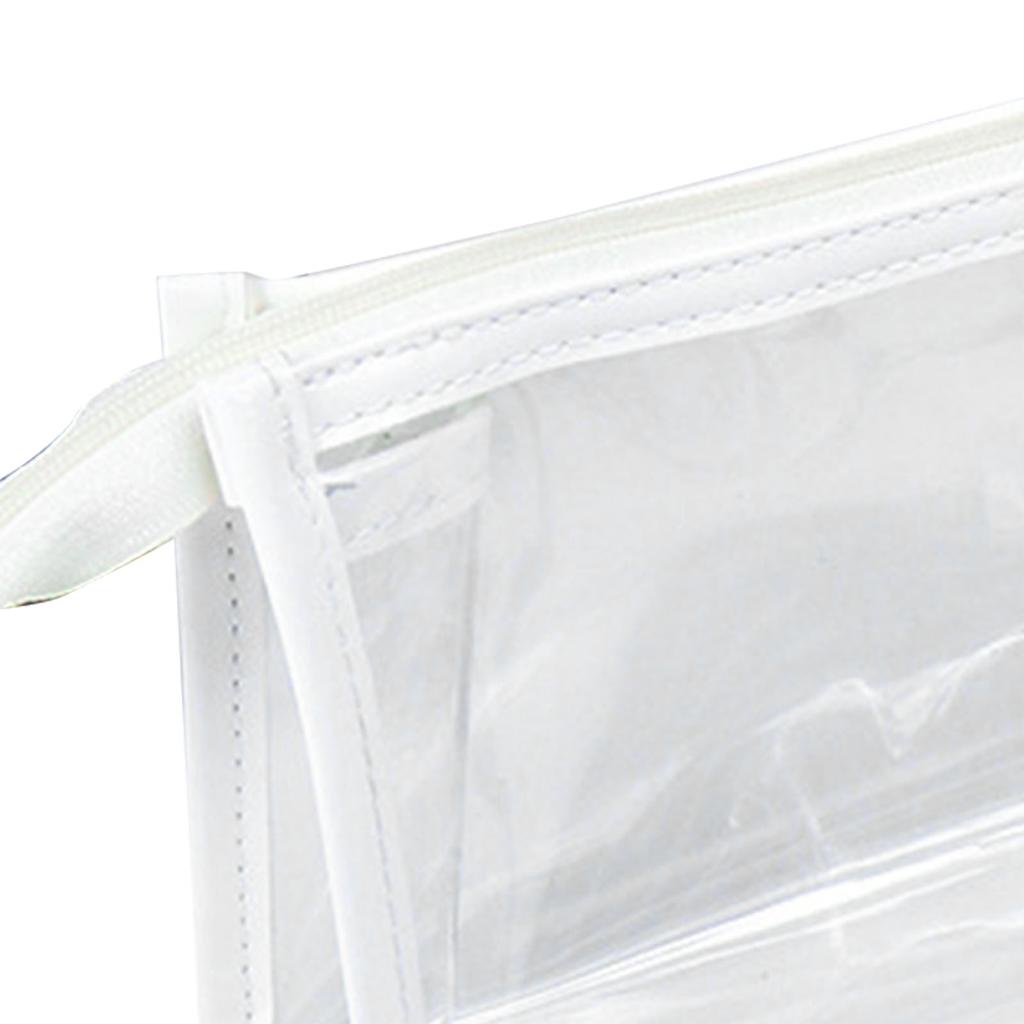 Husa transparenta pentru creion de mare capacitate, impermeabila, portabila, minimalista, transparenta, din PVC