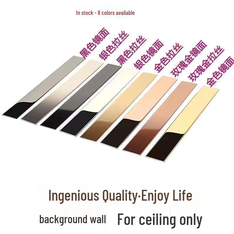 

Чорна титанова самоклеюча декоративна стельова та настінна окантовка 30mm