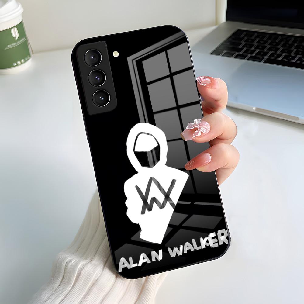 World Hit DJ Alan Walker Phone Case For Samsung S25 S24 FE S23 S22 S21 Plus S20 Ultra Note20Ultra Black Glass Cover