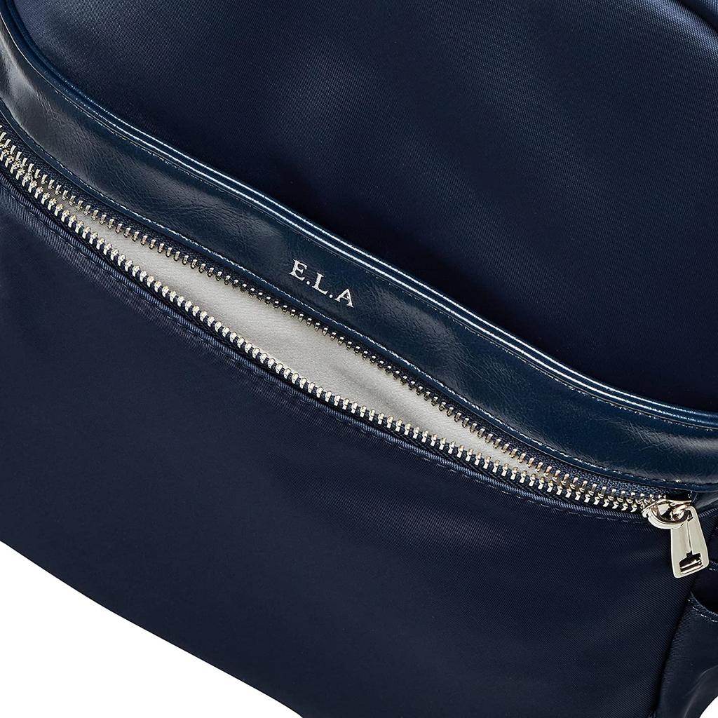 ELA Women's Unisex Business Backpack, PC Compatible, Lightweight Nylon, ELA-AZ044, Navy