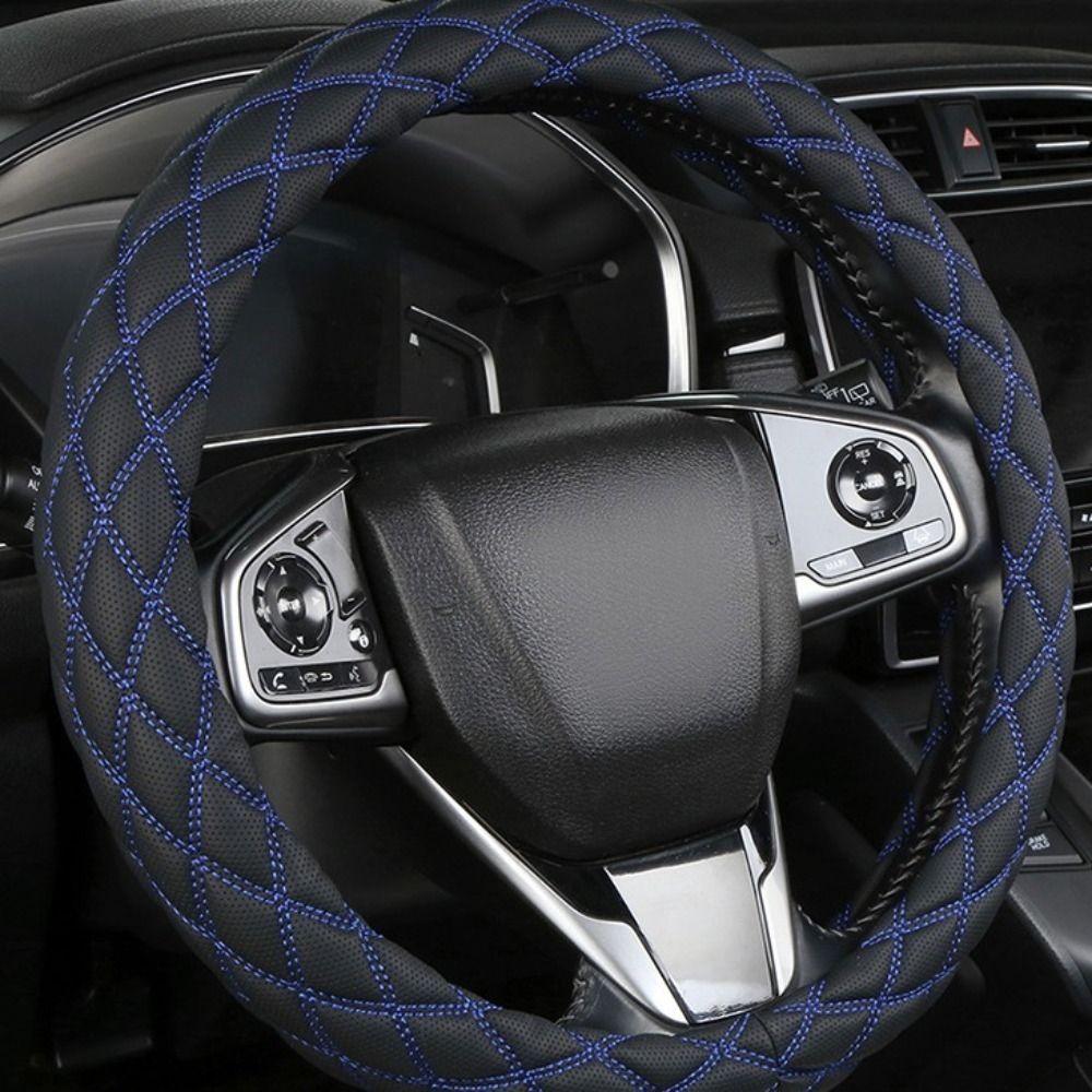 Anti Slip Leather Protection Protector Car Accessories Durable Steering Wheel Cover  Car