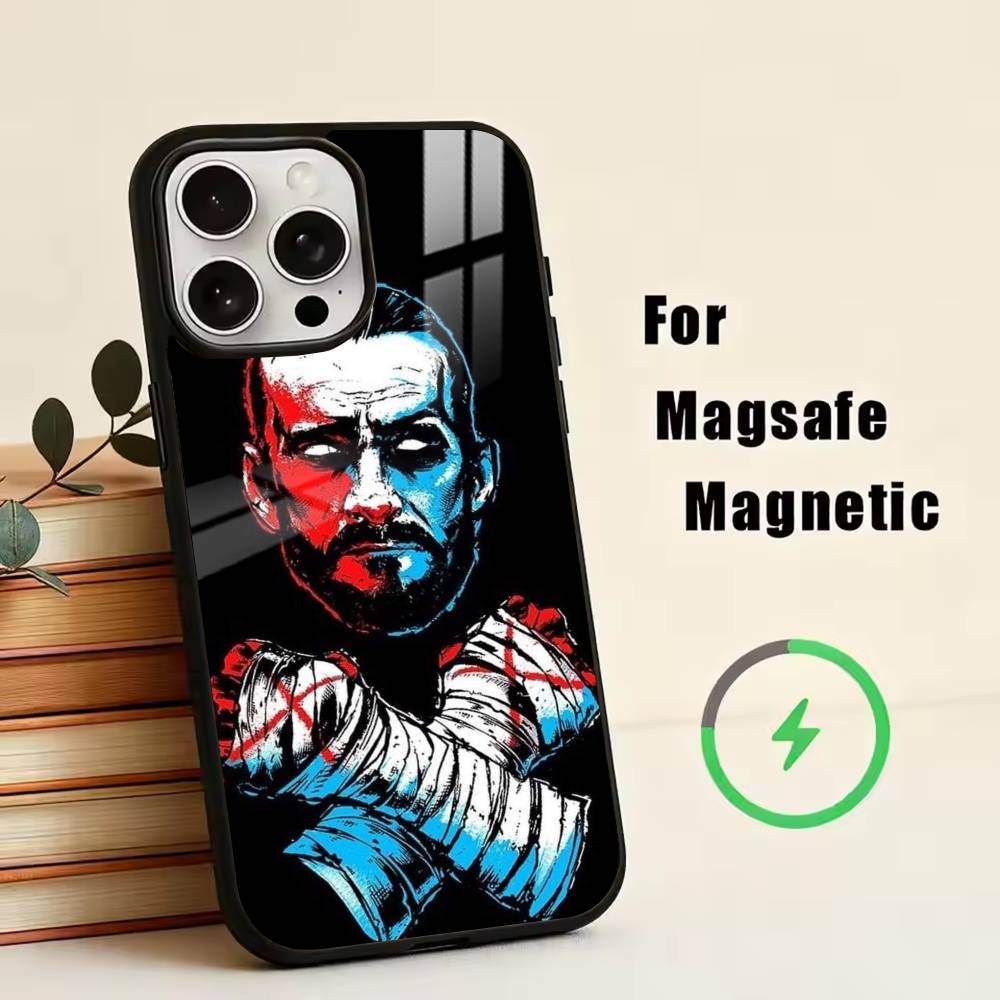 CM P-Punk   Phone Case For iPhone17,16,15,14,13,12,11 Plus,Pro Magnetic For Magsafe Wireless Charging