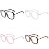 Large Frame Blue Light Blocking Glasses With Pc Material For Fans Men Women Fashionable Daily