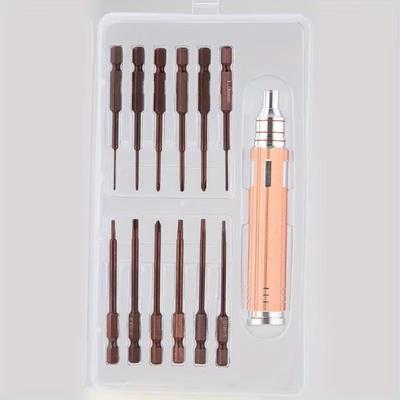 12 In 1 Set Complete Set of Dismantling and Maintenance Tools Universal Screwdriver for Vehicle Ship and Aviation Models