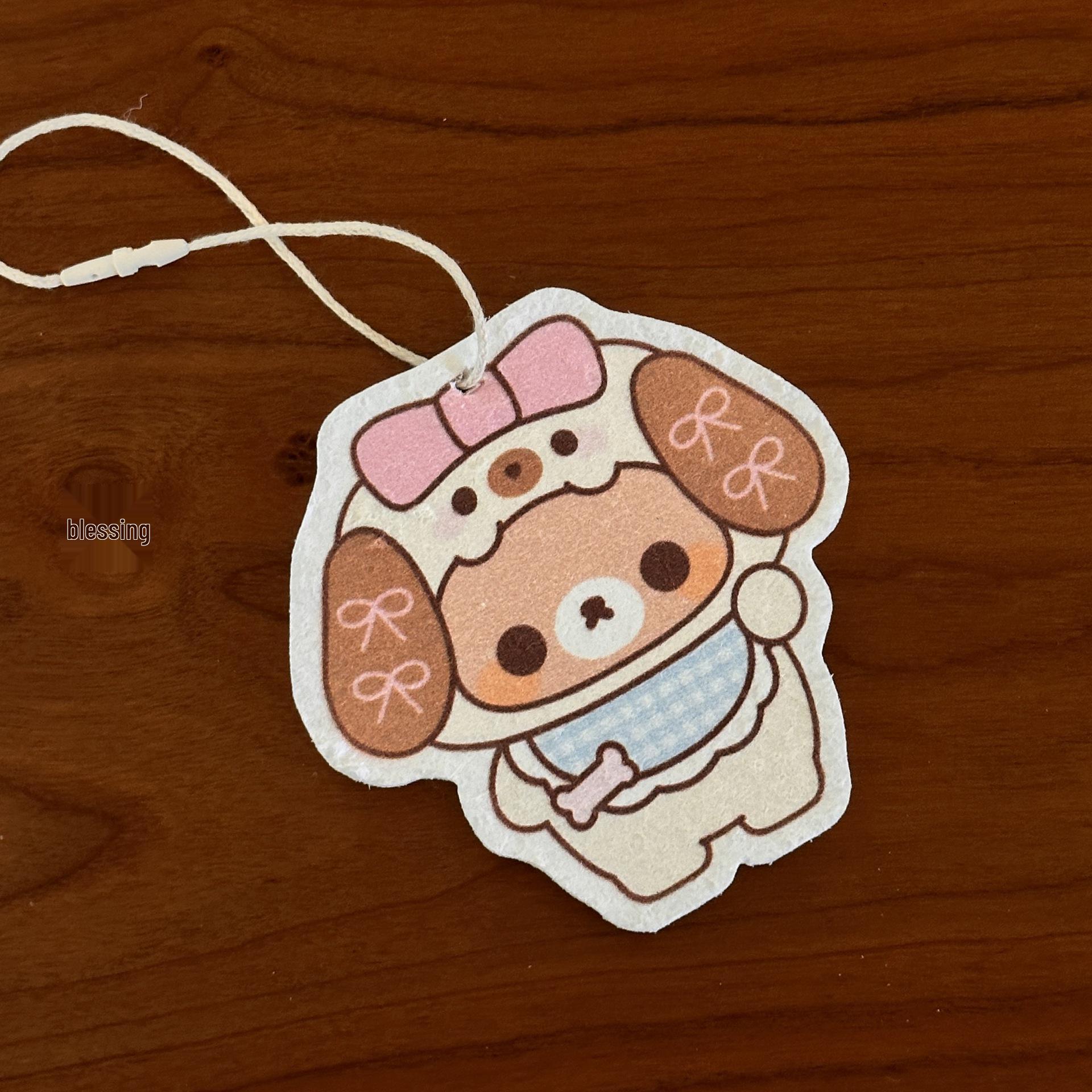 Мультяшная губка для мытья посуды Rilakkuma - Спрессованная целлюлозная губка