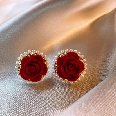 Pendientes – Pendientes de clavel