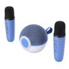 Karaoke Machine Rechargeable Portable Bluetooth 5.3 Karaoke Speaker with 2 Wireless Microphones Colorful Lights 5 Sound