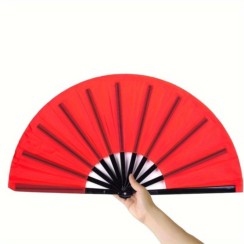 10 Inch Kung Fu Fan Folding Fan Martial Arts Double Sided Plastic Chinese Sound Fan Fitness Dance Classic Kung Fu Fan