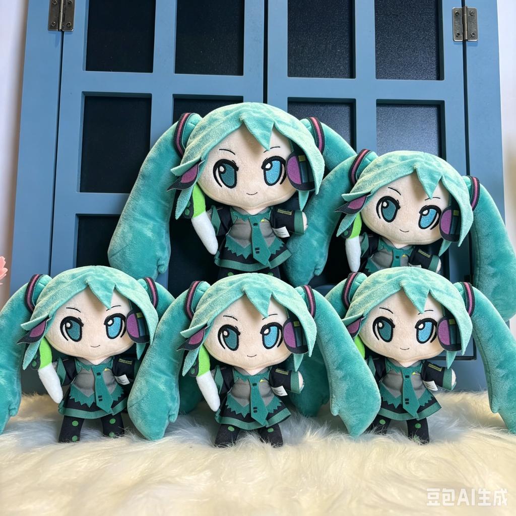 New 25cm Japanese Anime Plush Stuffed Toy iHasune~ Miiku Plush Doll Soft Pillow Future Doll Cute Christmas Gift for Children