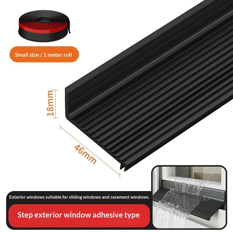 Transparent Self-Adhesive Draft Stopper Long Lasting Waterproof Seal Strip Wind Blocker for Window Balcony Door